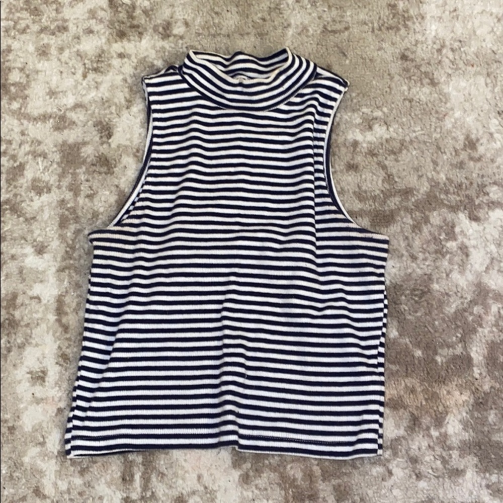 Striped crop top